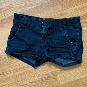 Denim shorts